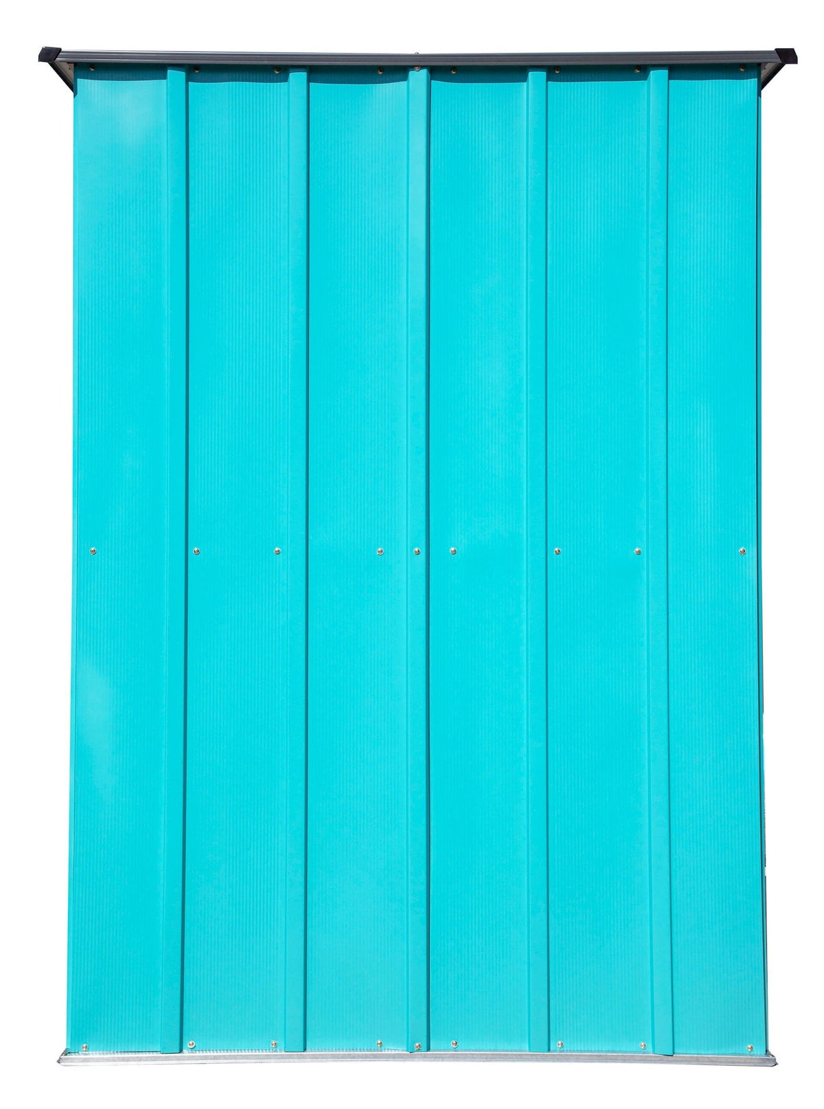 Spacemaker Patio Steel Storage Shed, Teal, 4-ft x 3-ft