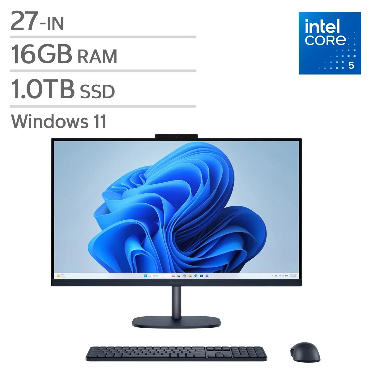 23.8-in All-in-One Desktop, Intel Core i3-1315U - 8GB RAM, 512 GB SSD