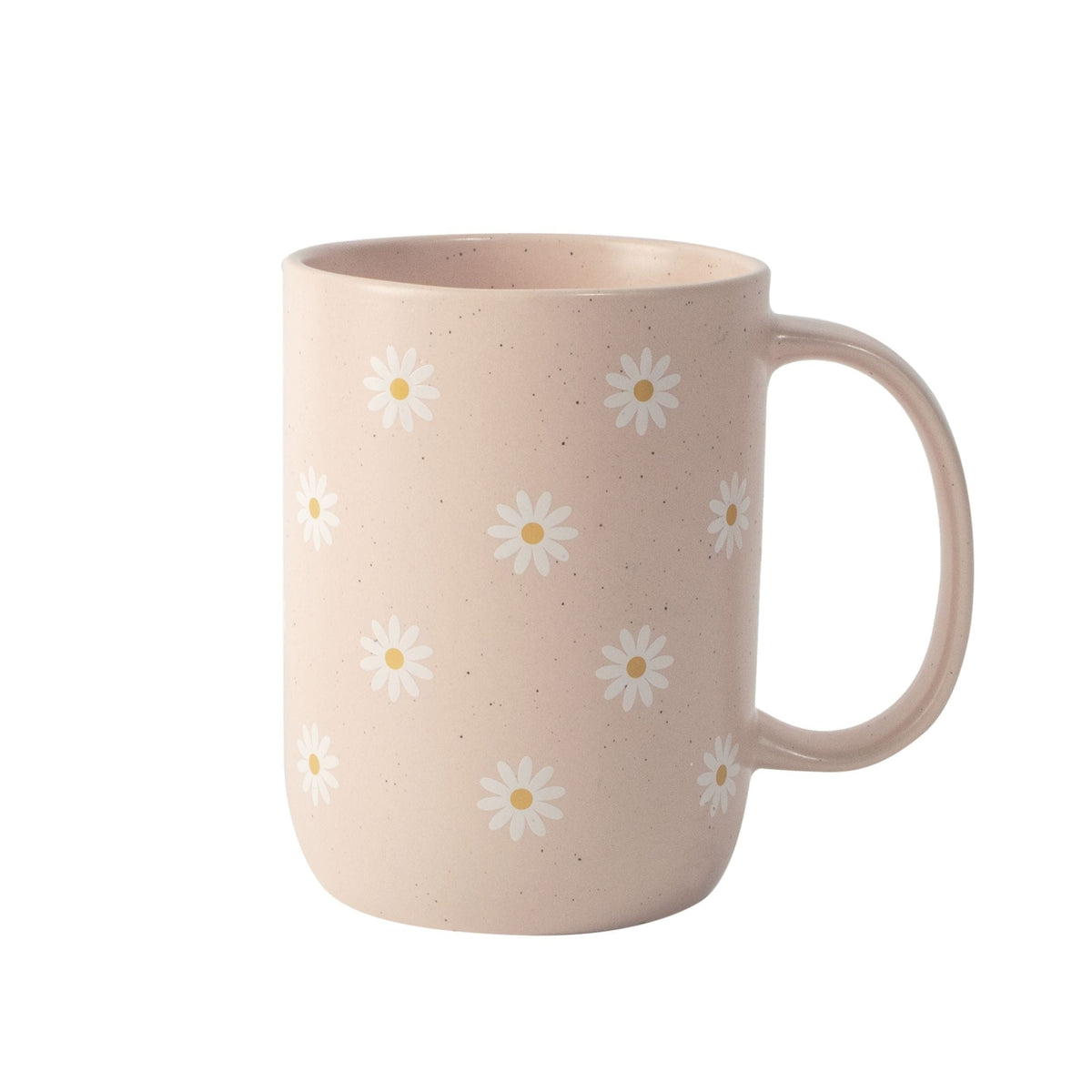 Daisy Stoneware Mug, 16-oz