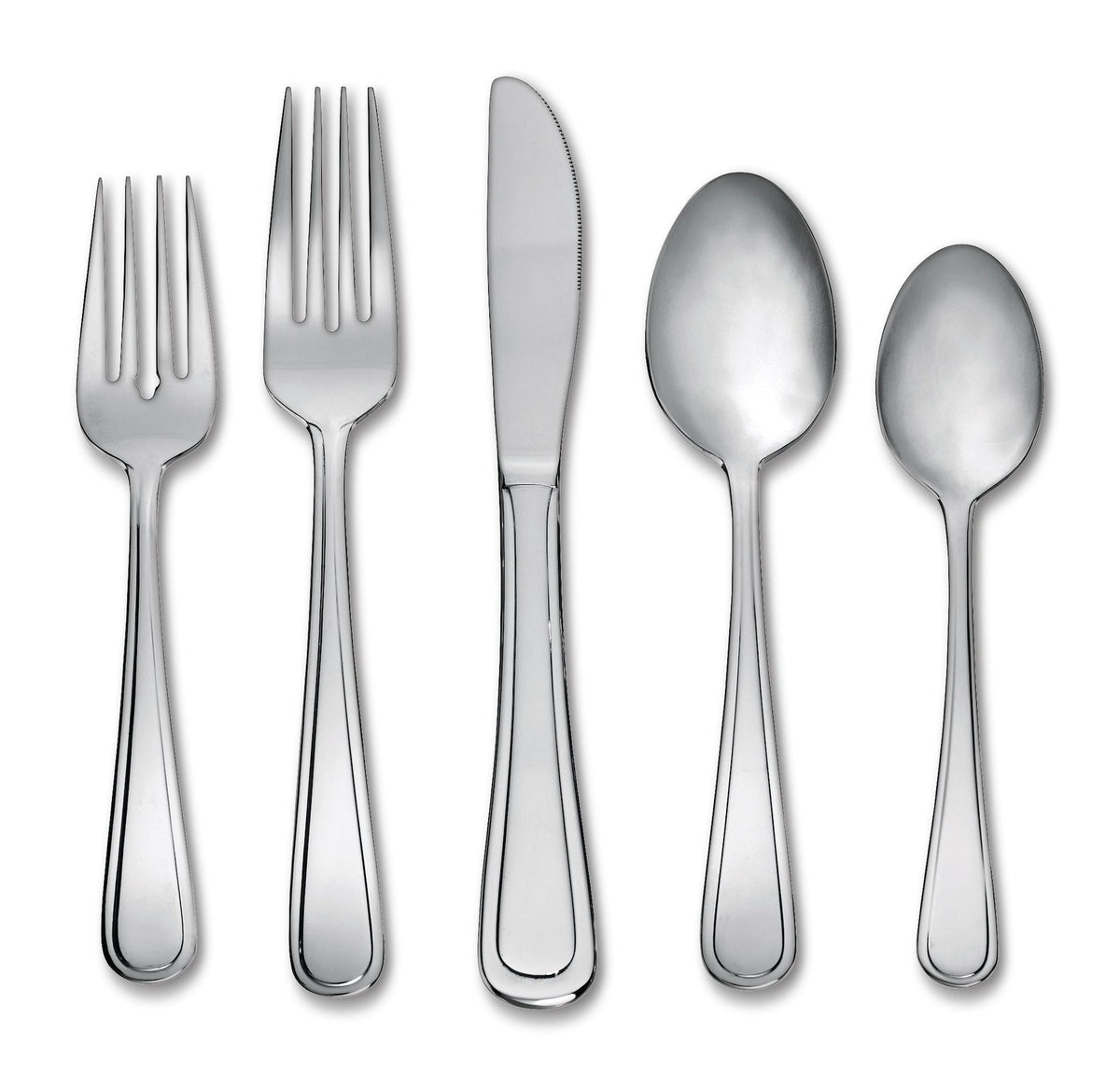Madison Stainless Steel Flatware Set, Serves 10, 50-pc