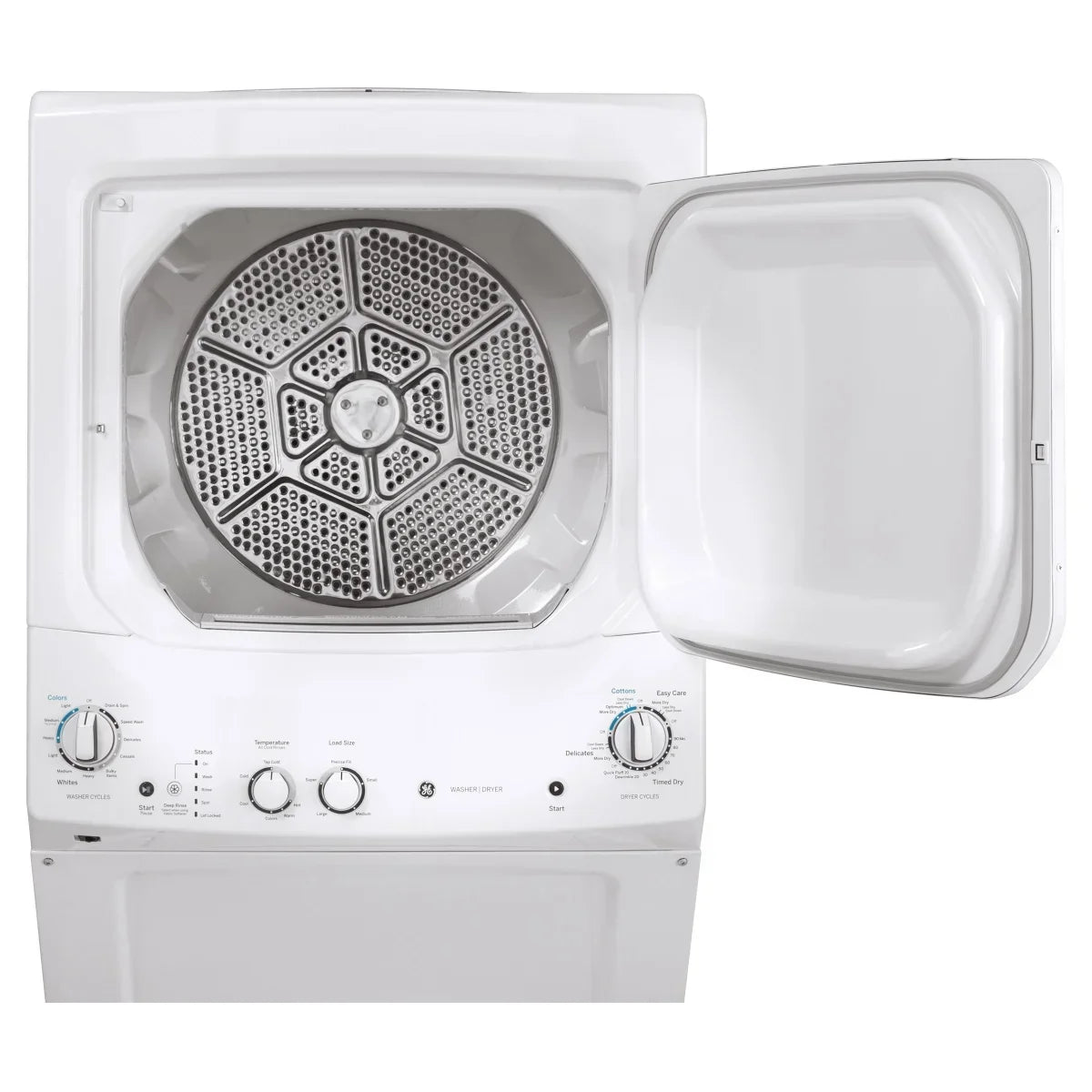White 27 in. 4.4 cu. ft. Washer and 5.9 cu. ft. Dryer Laundry Centre