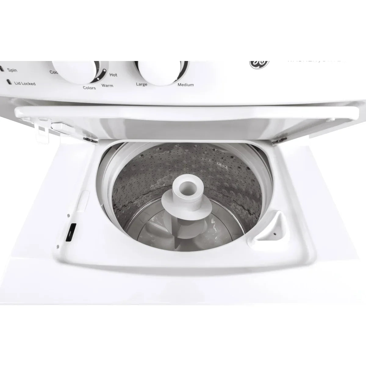 White 27 in. 4.4 cu. ft. Washer and 5.9 cu. ft. Dryer Laundry Centre