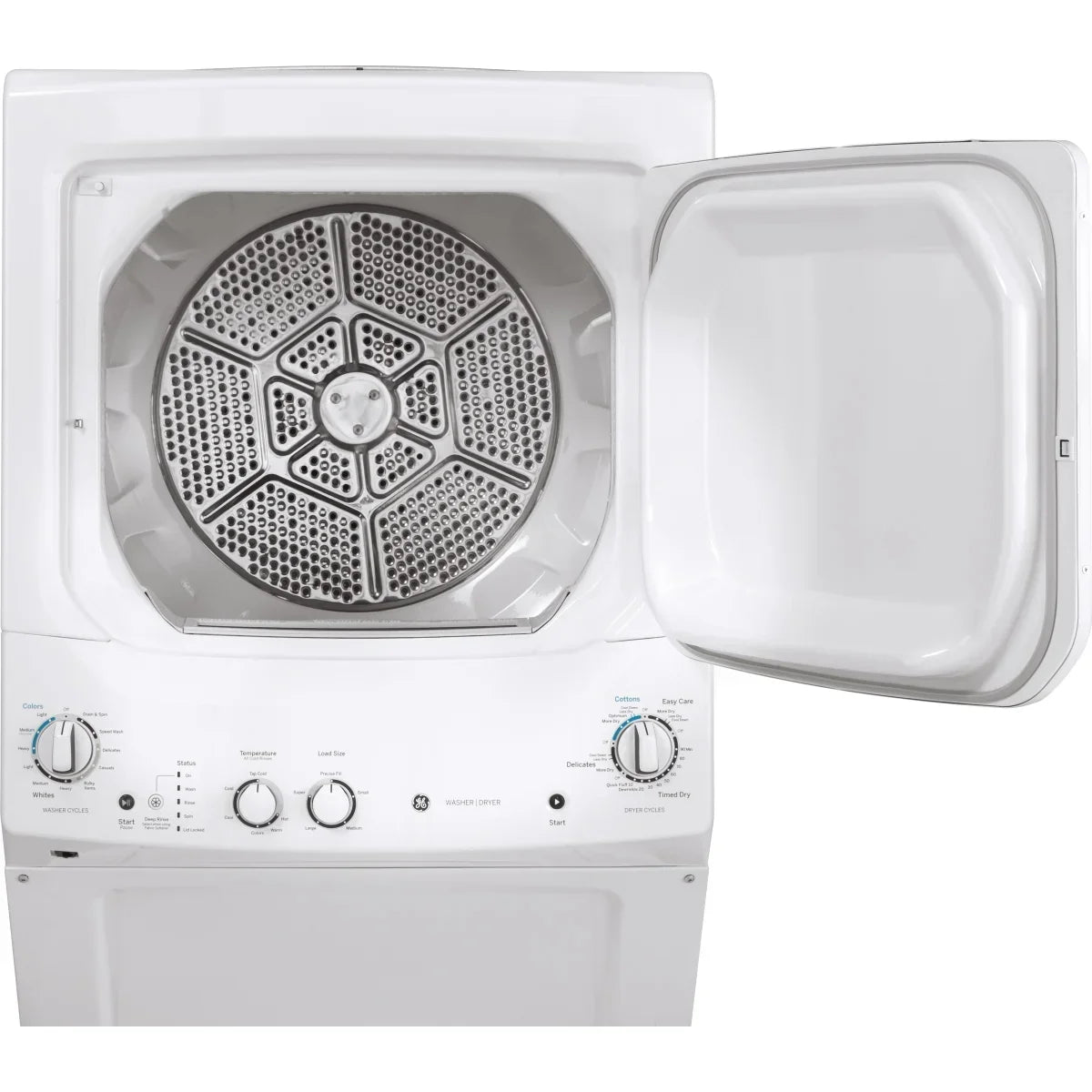 White 27 in. 4.4 cu. ft. Washer and 5.9 cu. ft. Dryer Laundry Centre