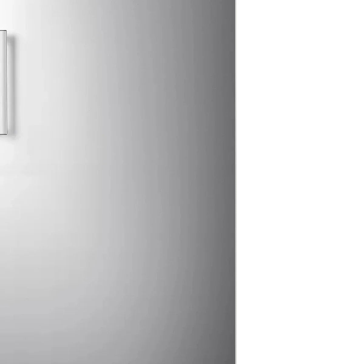 17 cu ft. Stainless Steel Look Garage Ready Convertible Upright Fridge or Freezer with Reversible Door