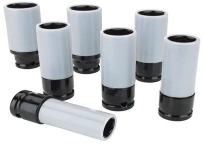 1/2-in Drive Wheel Protector Deep Impact Socket Set, 7-pc
