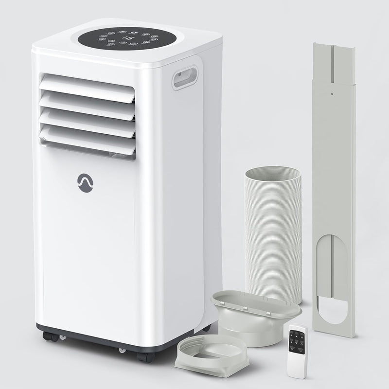 Portable Air Conditioners, 10000 BTU Air Conditioner Portable for Room up to 450 Sq. Ft., 3-in-1 Portable AC Unit with Digital Display, Remote Control, Window Installation Kit, 24H Timer, Sleep Mode O9586