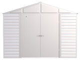 Select Galvanized Steel Storage Shed, Flute Grey, 10-ft x 12-ft
