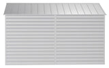 Select Galvanized Steel Storage Shed, Flute Grey, 10-ft x 12-ft