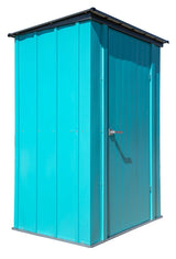 Spacemaker Patio Steel Storage Shed, Teal, 4-ft x 3-ft