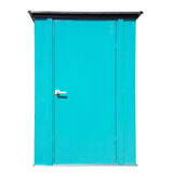 Spacemaker Patio Steel Storage Shed, Teal, 4-ft x 3-ft