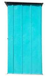 Spacemaker Patio Steel Storage Shed, Teal, 4-ft x 3-ft