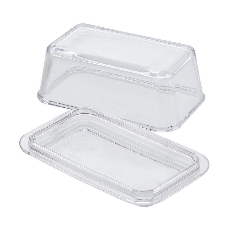 Glass Butter Dish, 1-lb Butter Capacity, With Lid, Dishwasher Safe F4480
