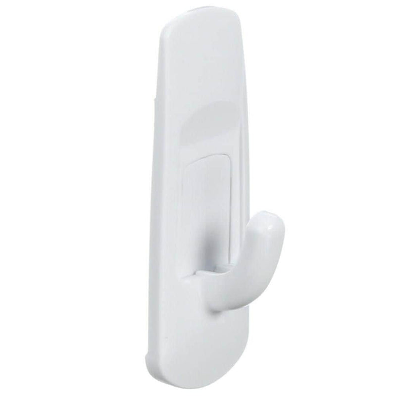 Small Utility Hooks Value Pack with Adhesive Strips, White, 1-lb, 6 Strips per Pack J9696
