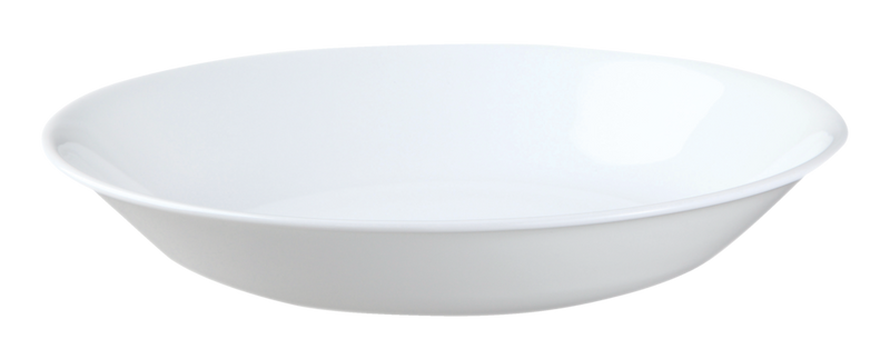 Glass Salad Bowl, 20-oz, White T6677