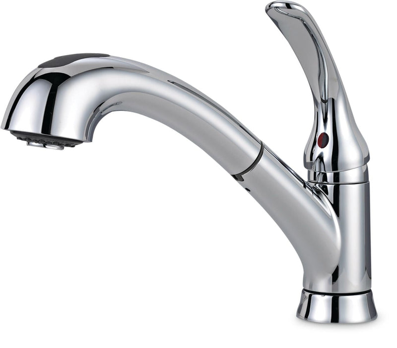 Casey Single Handle Pull Out Kitchen Faucet, Chrome B4321