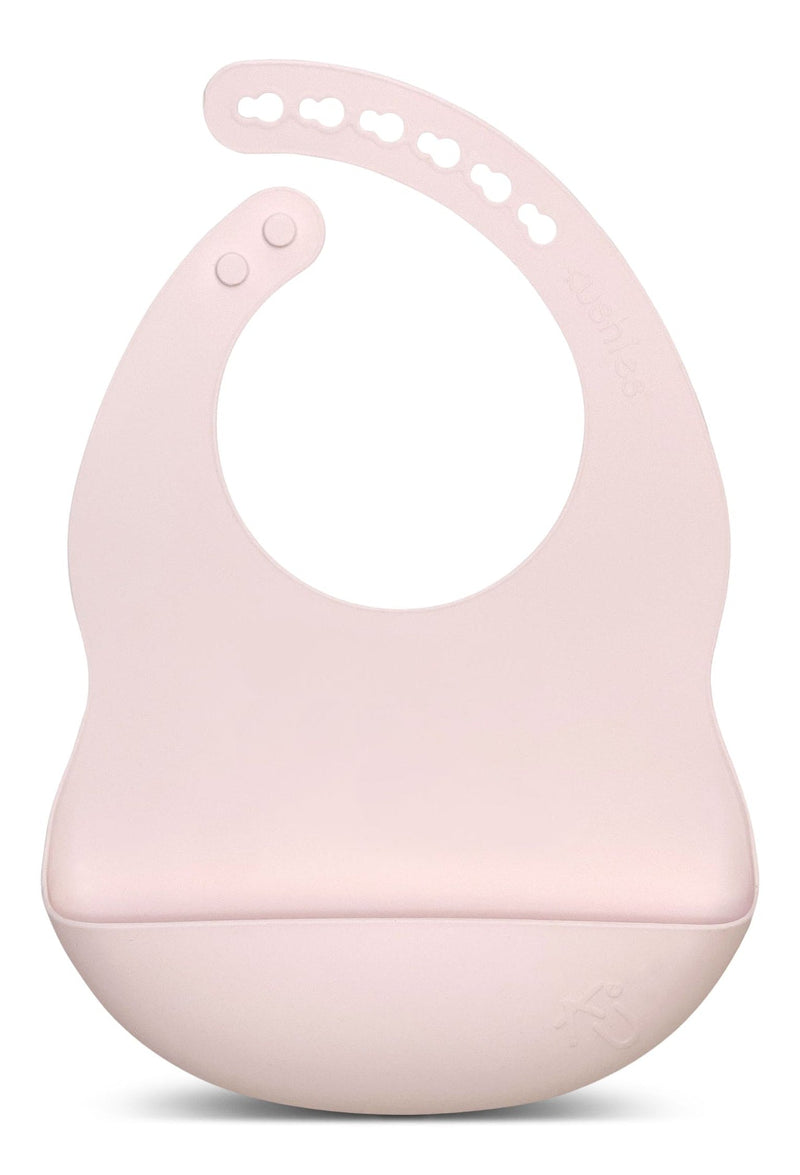 Silibib Silicone Feeding Bib, Pink K6006