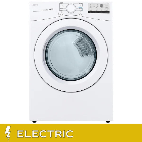 7.4 cu ft. White Electric Dryer with Sensor Dry