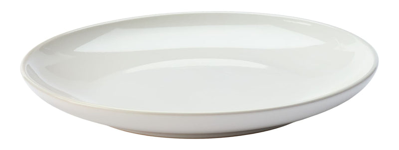 Essential Coupe Stoneware Side Plate, 1-pc, Bright White I4629