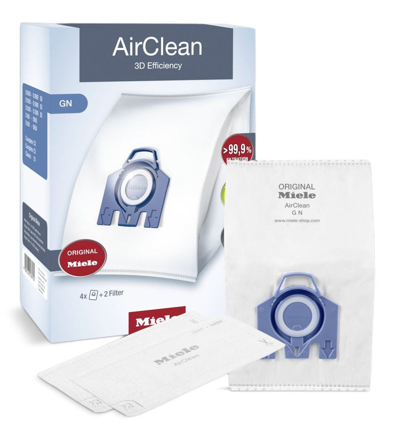 Miele AirClean 3D GN Dust Bags, 4-pk G6425