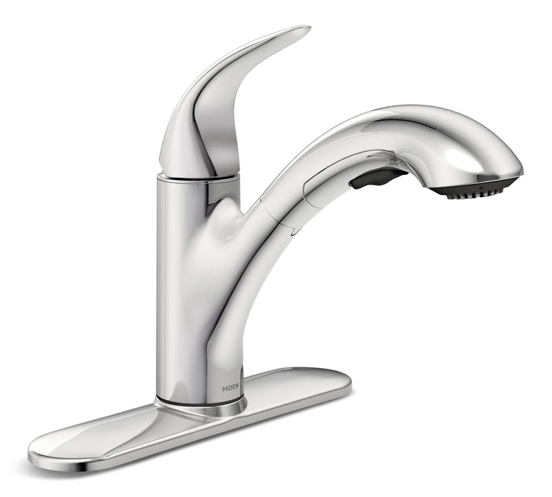 Medina Single-Handle Pull-Out Kitchen Faucet, Chrome Q5955