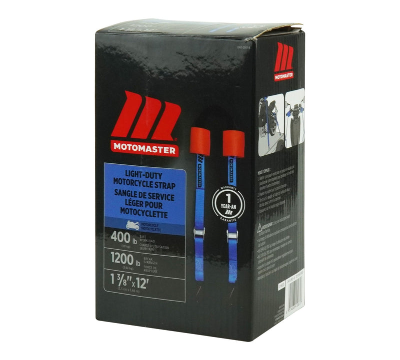 1,200-lb Motorcycle Tie Down Strap, 1 3/8-in x 12-ft S6494