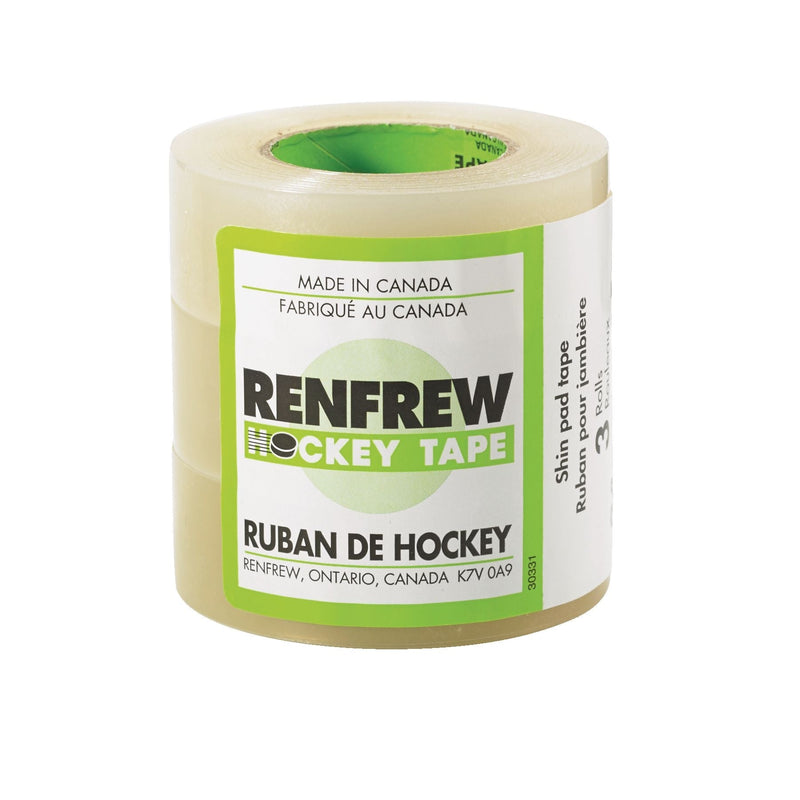 Waterproof Hockey Tape, Clear, 24-mm x 15-m, 3-pk B8729
