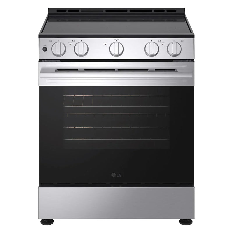 80 Series 30 in. 6.3 cu ft. Stainless Steel Electric Slide-in Range with Air Fry and True Convection H3929