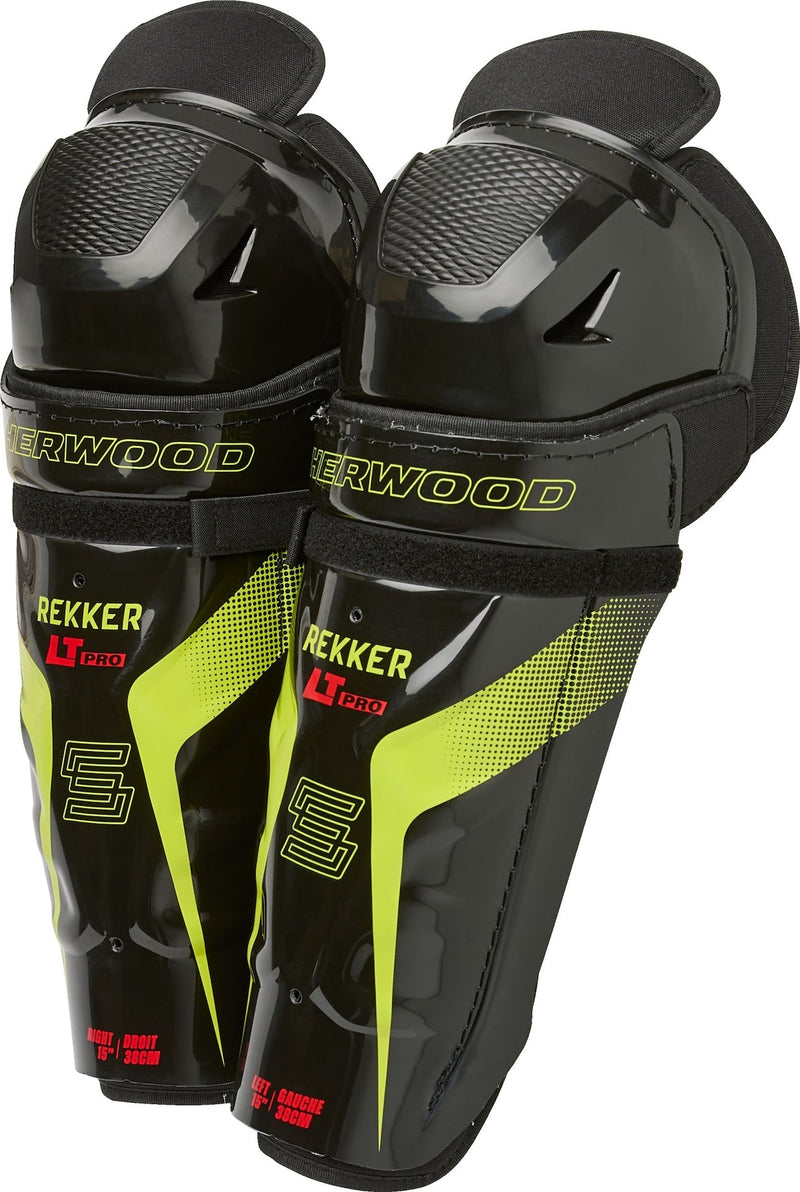 Rekker LT Pro Hockey Shin Guards, Senior, Assorted Sizes Z4096