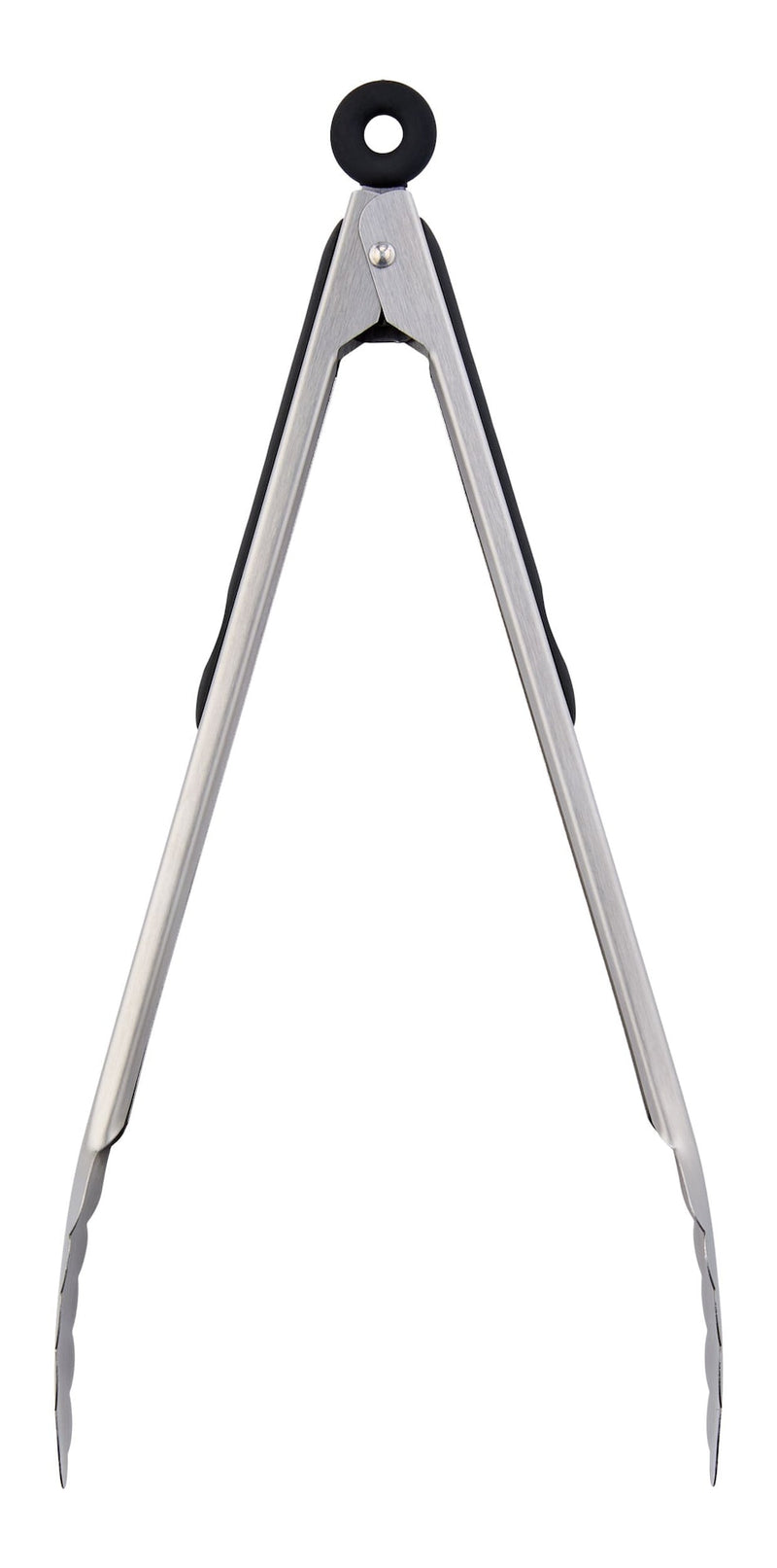 Stainless Steel Tongs with Locking Mechanism, 12-in I747