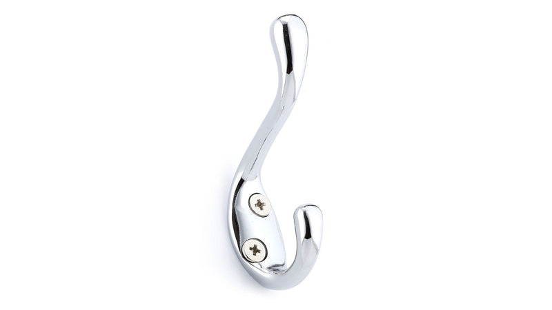 Single Hook, 3.5", Chrome, 3pk L2354