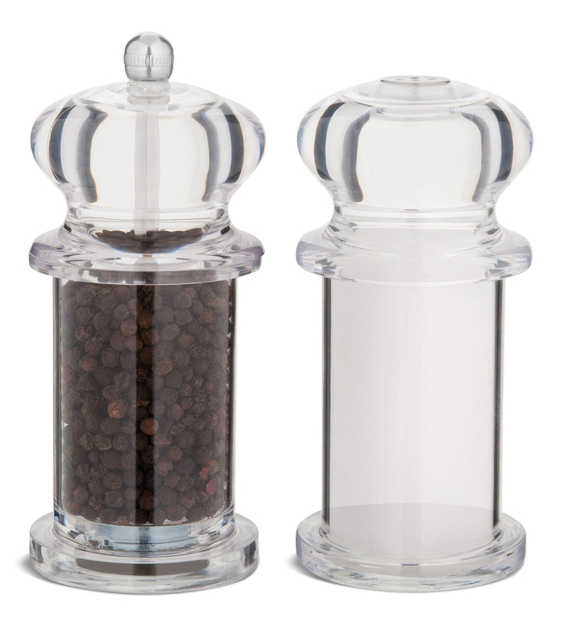 Traditional Pepper Mill & Salt Shaker, 5.5-in N1913