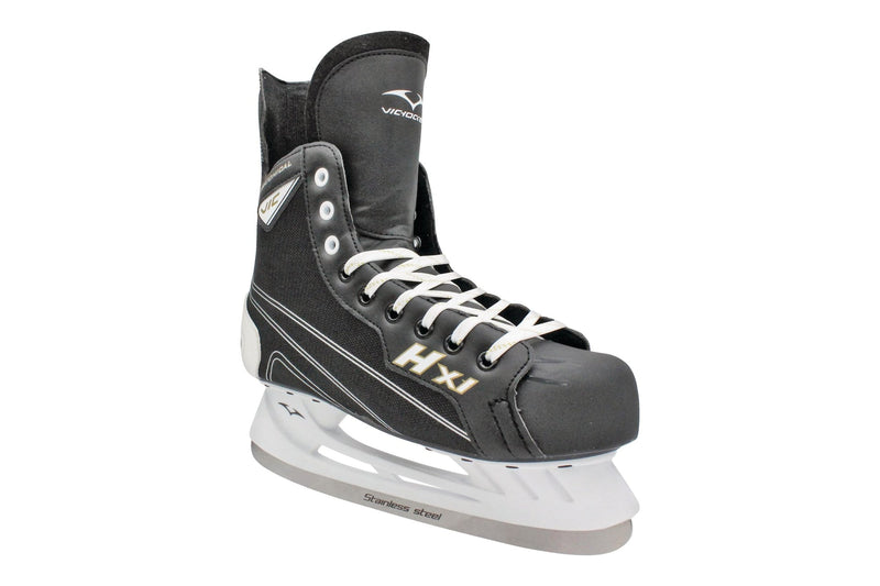 HX Hockey Skates, Senior, Assorted Sizes, Black, Black/Yellow H2052